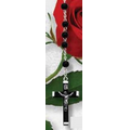 Black Wood Bead Rosary